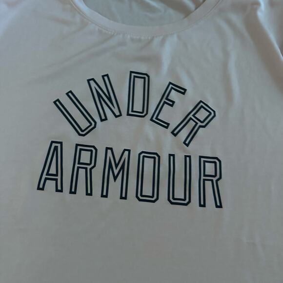 Under Armour Women's XL Light Pink Training T-Shirt - Picture 3 of 5
